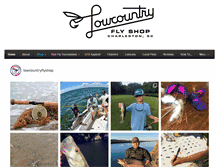 Tablet Screenshot of lowcountryflyshop.com